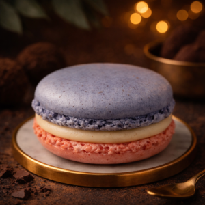 Trüffel praliné ízű macaron
